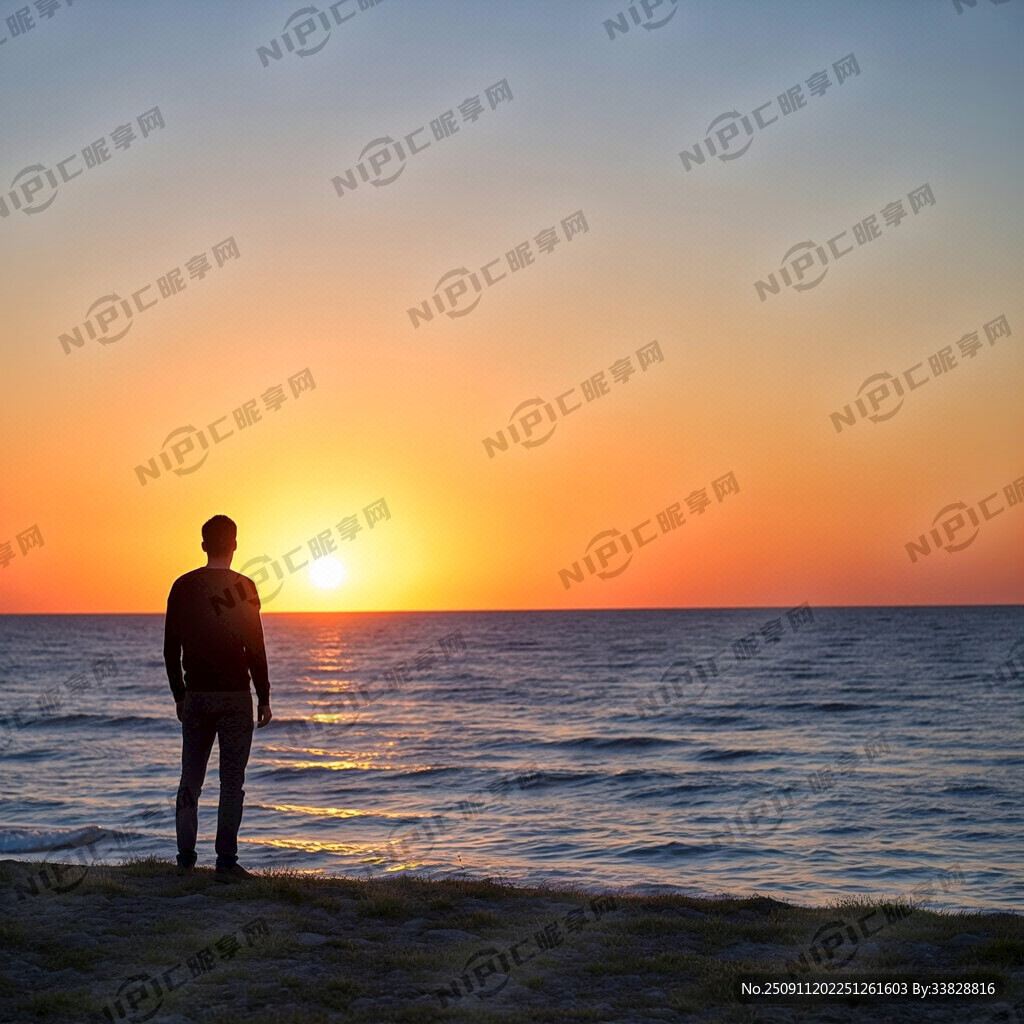 夕阳西下 日落黄昏过后