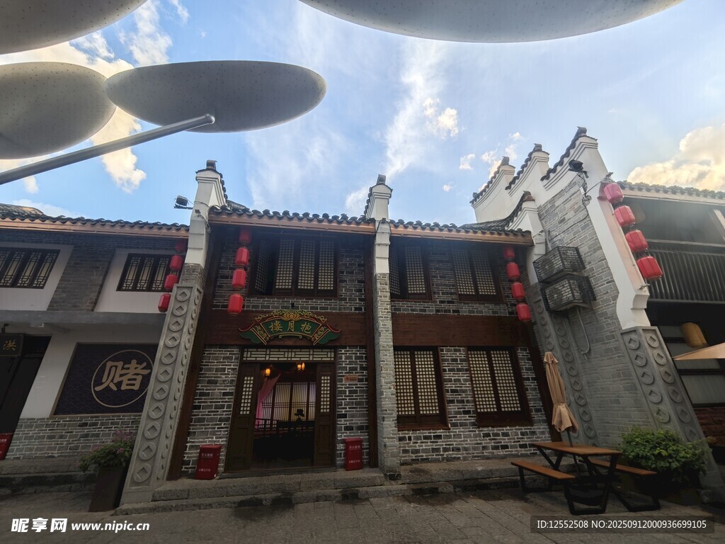 中式传统建筑外观景致