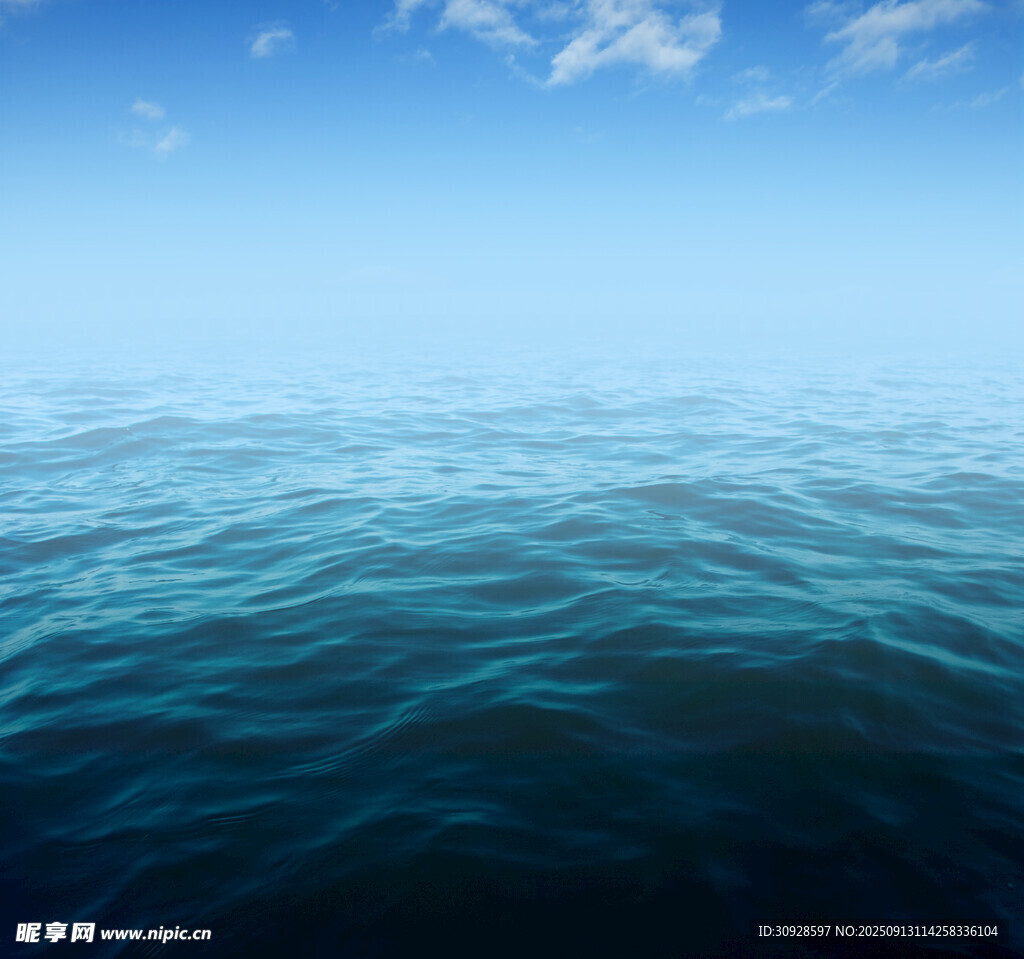 蓝天白云大海