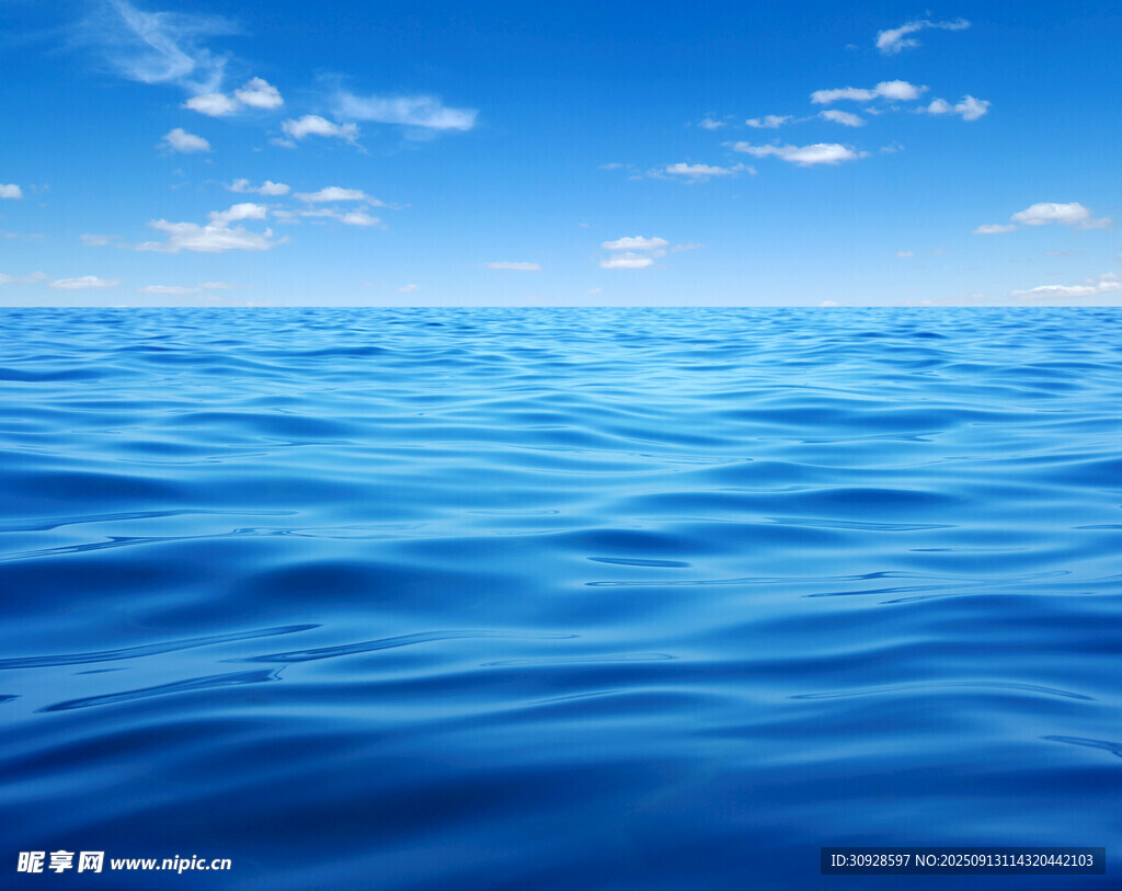 蓝天白云大海
