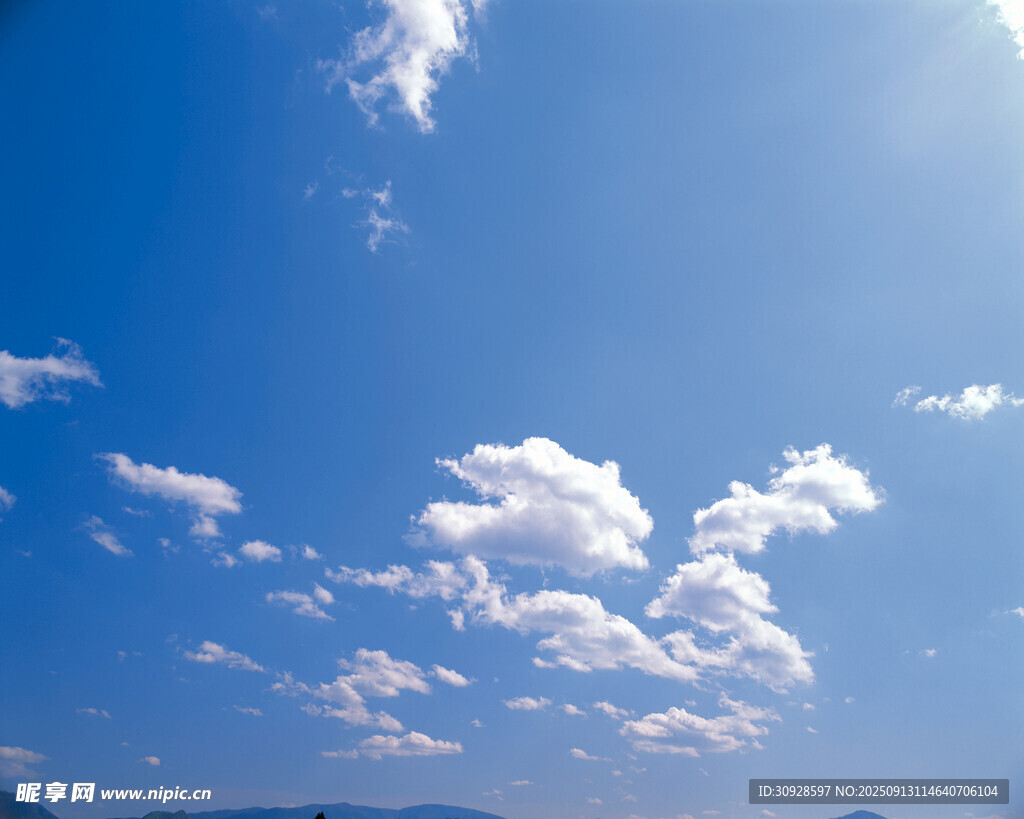 蓝天白云