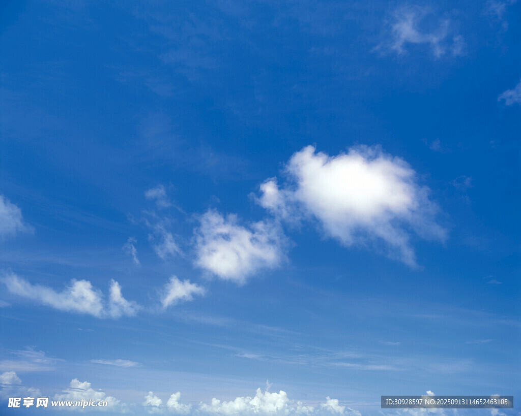 蓝天白云