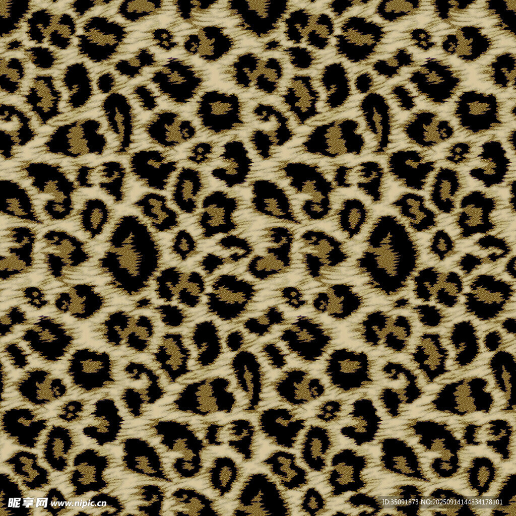 豹纹图案纹理背景