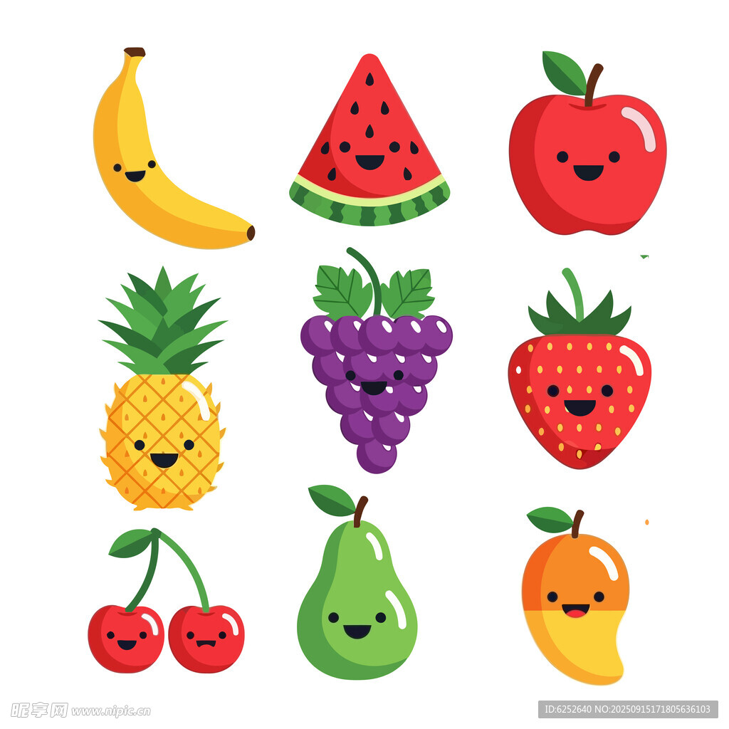 卡通水果