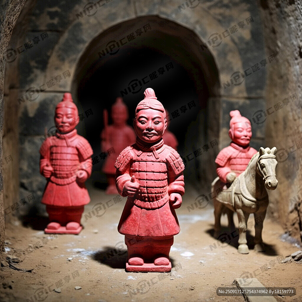 可爱荔枝造型兵马俑