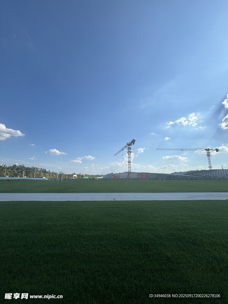 草原上的风力发电机组