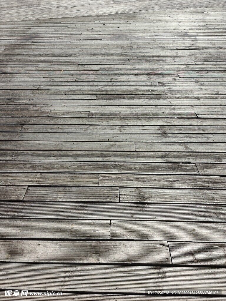 老旧木质地板纹理特写