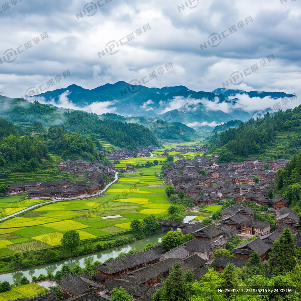 美丽贵州省台江县风情