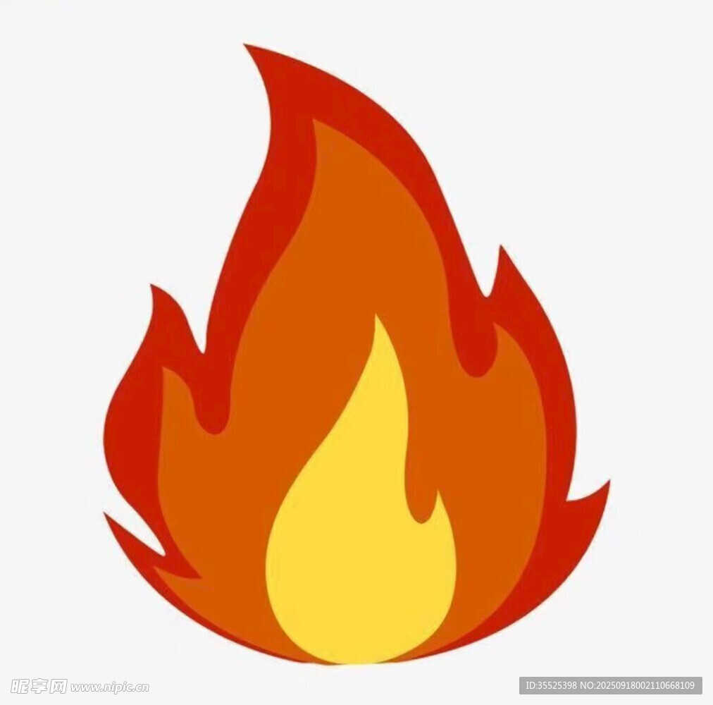 卡通火焰图标
