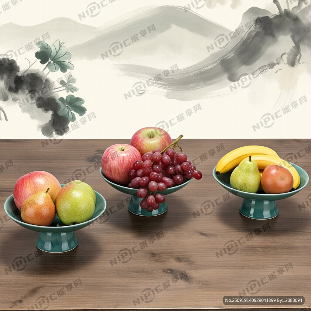 画面风格为中国风、水墨画、工笔