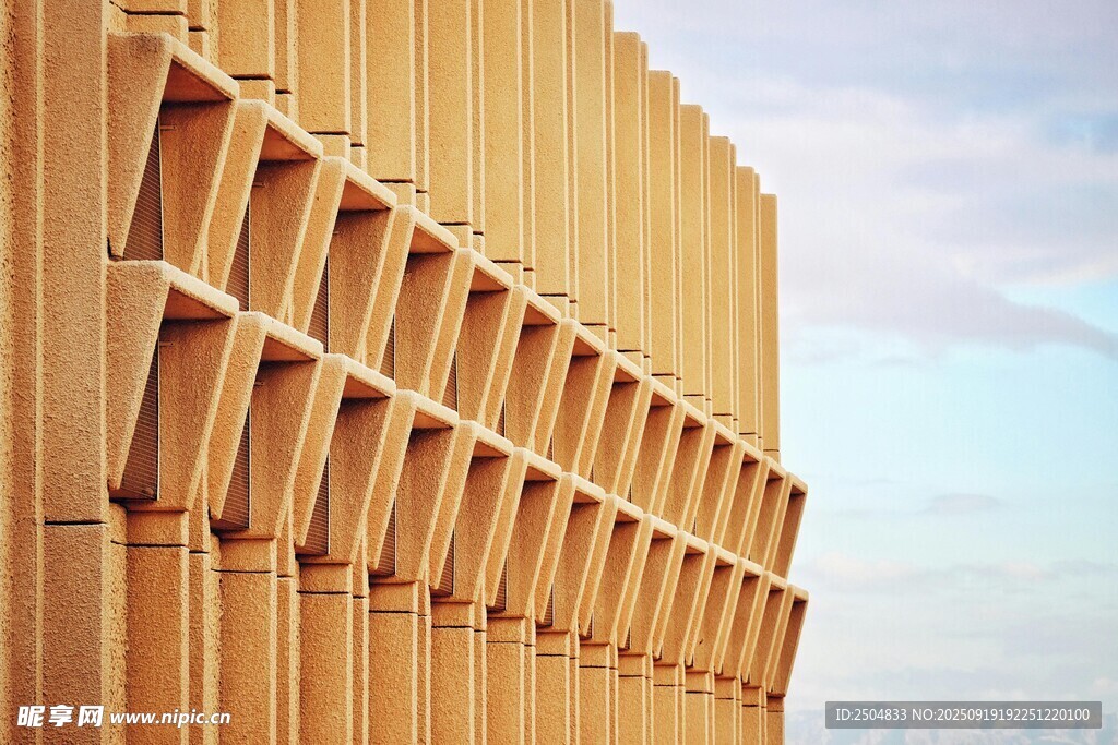 现代建筑外观独特的立面