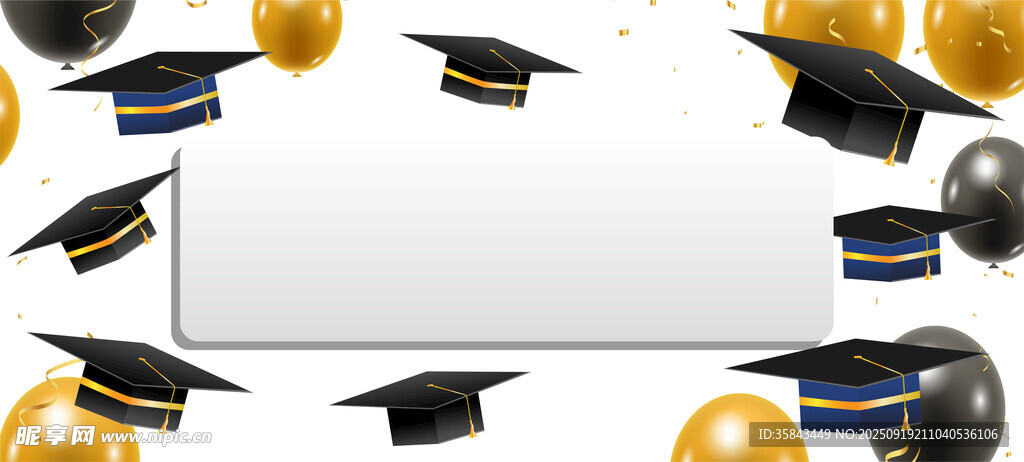 毕业帽背景
