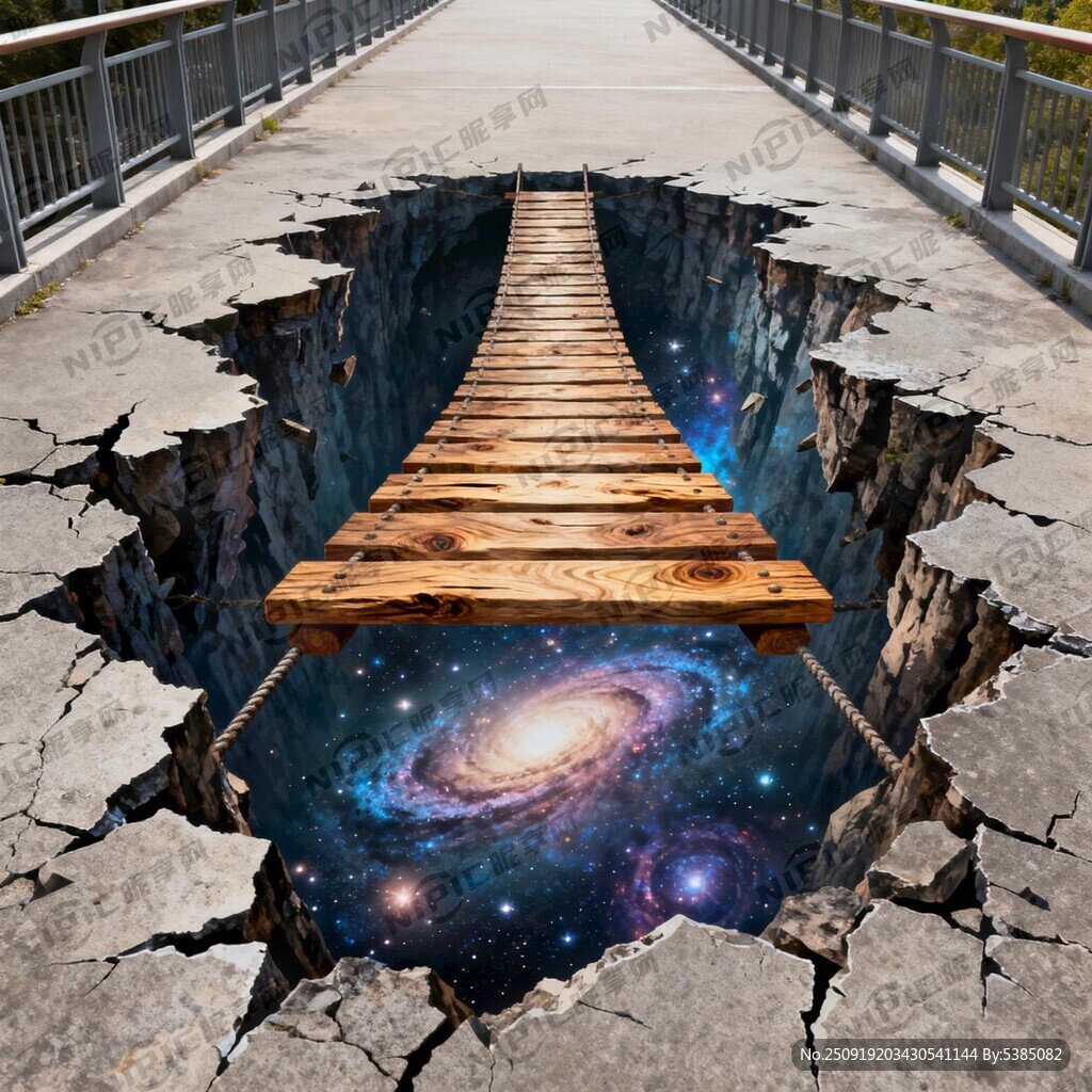 生成一张3D地贴立体效果图