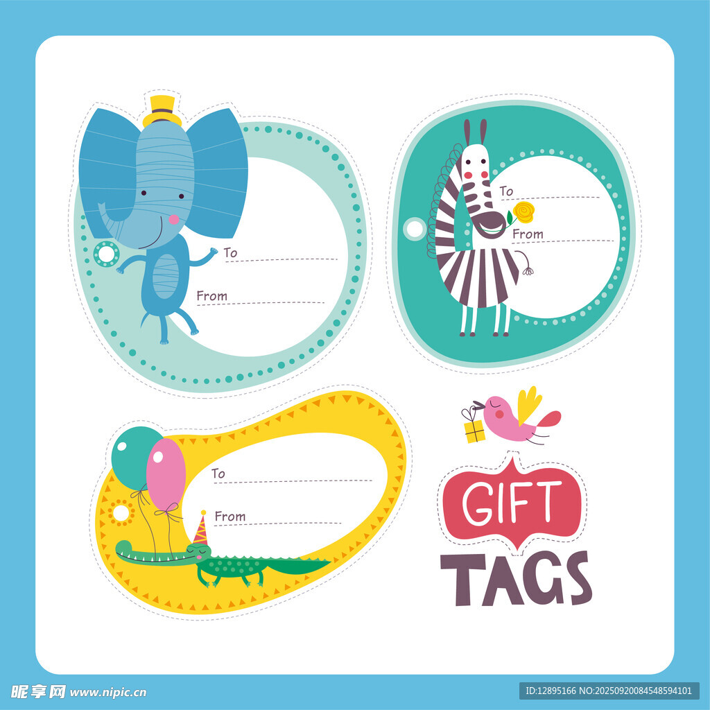 机器人字母趣味插画