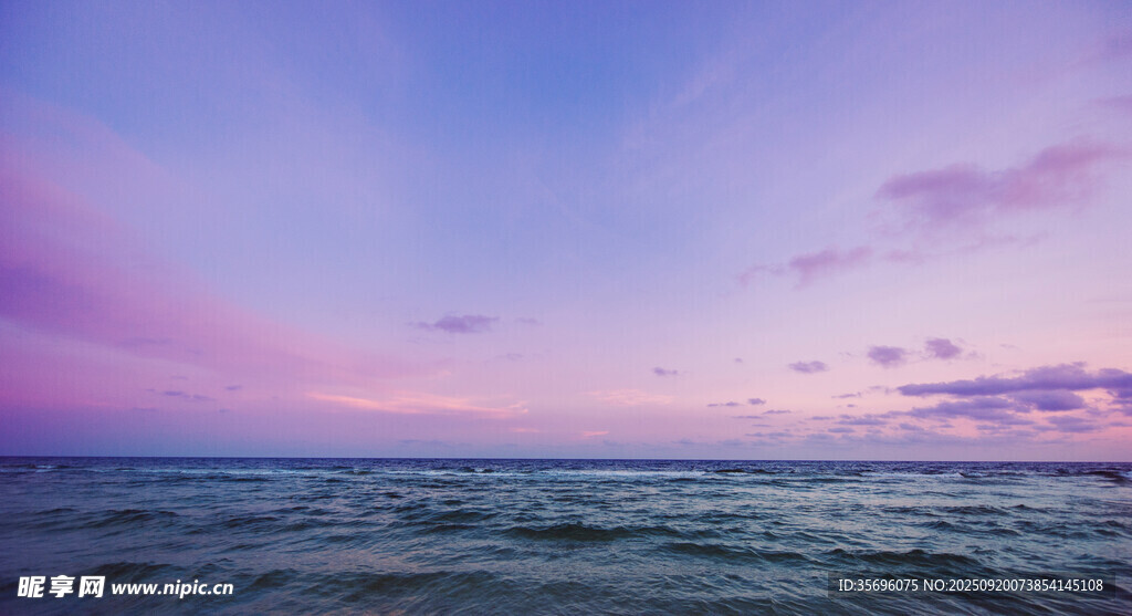 海边梦幻黄昏美景