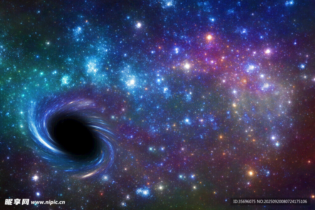 神秘宇宙中的黑洞奇观