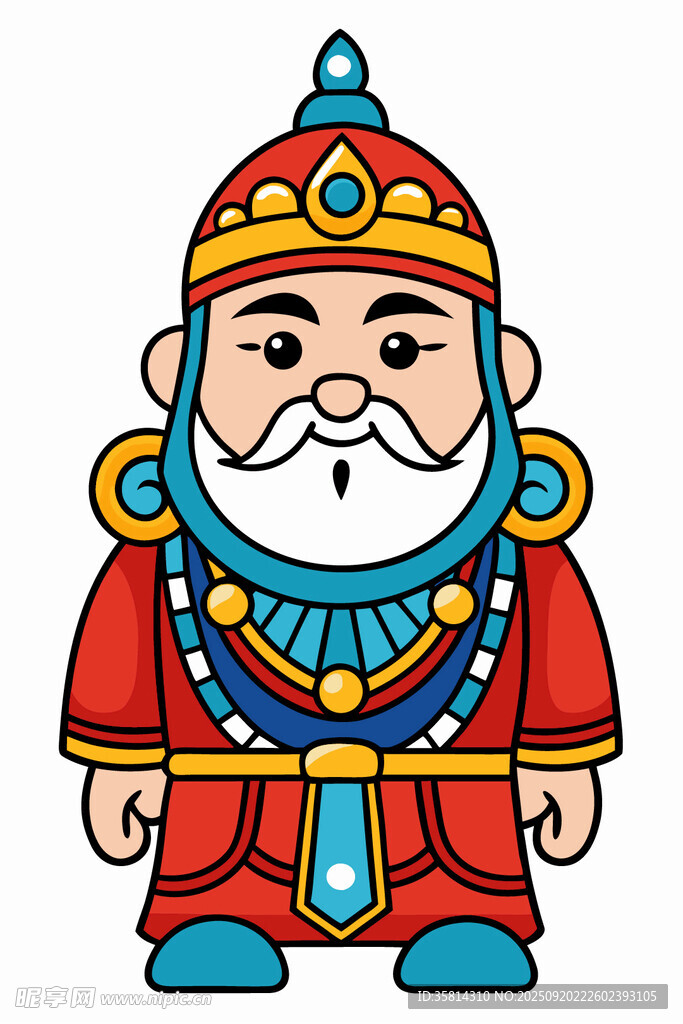 卡通财神形象