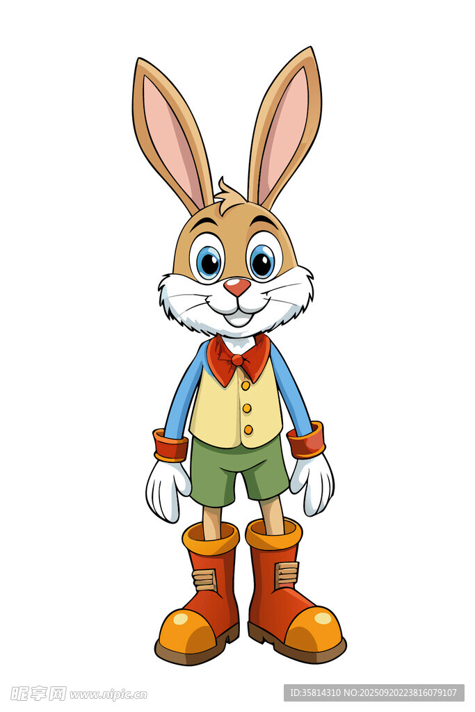 卡通兔子角色形象