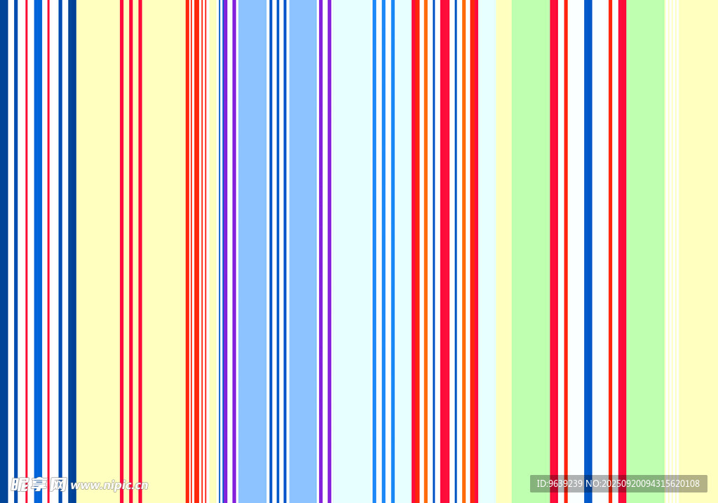 多彩竖条纹背景图案