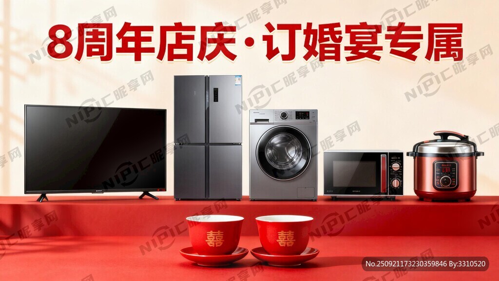 8周年店庆 订婚宴专属 冰箱