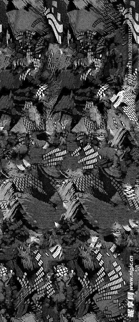 黑色纹理布料特写