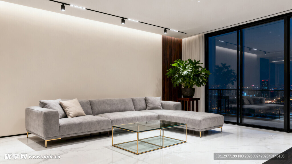 现代简约风格客厅一角