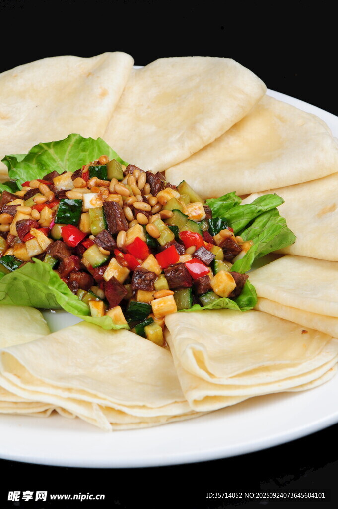 美味墨西哥卷饼拼盘