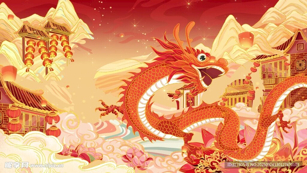 春节喜庆视频素材