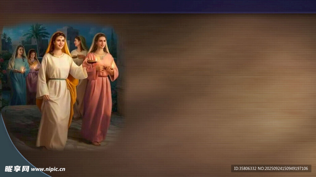 舞台上的古装人物表演