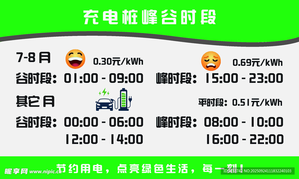 天津充电桩峰谷时段