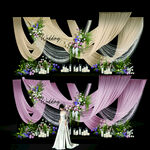 梦幻婚礼场景布置效果图