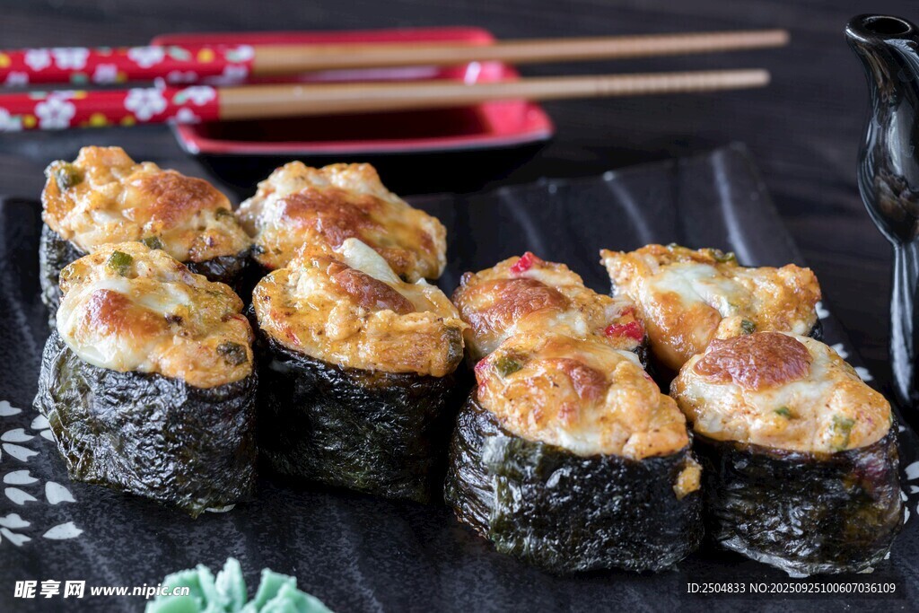 美味寿司卷 视觉味觉盛宴