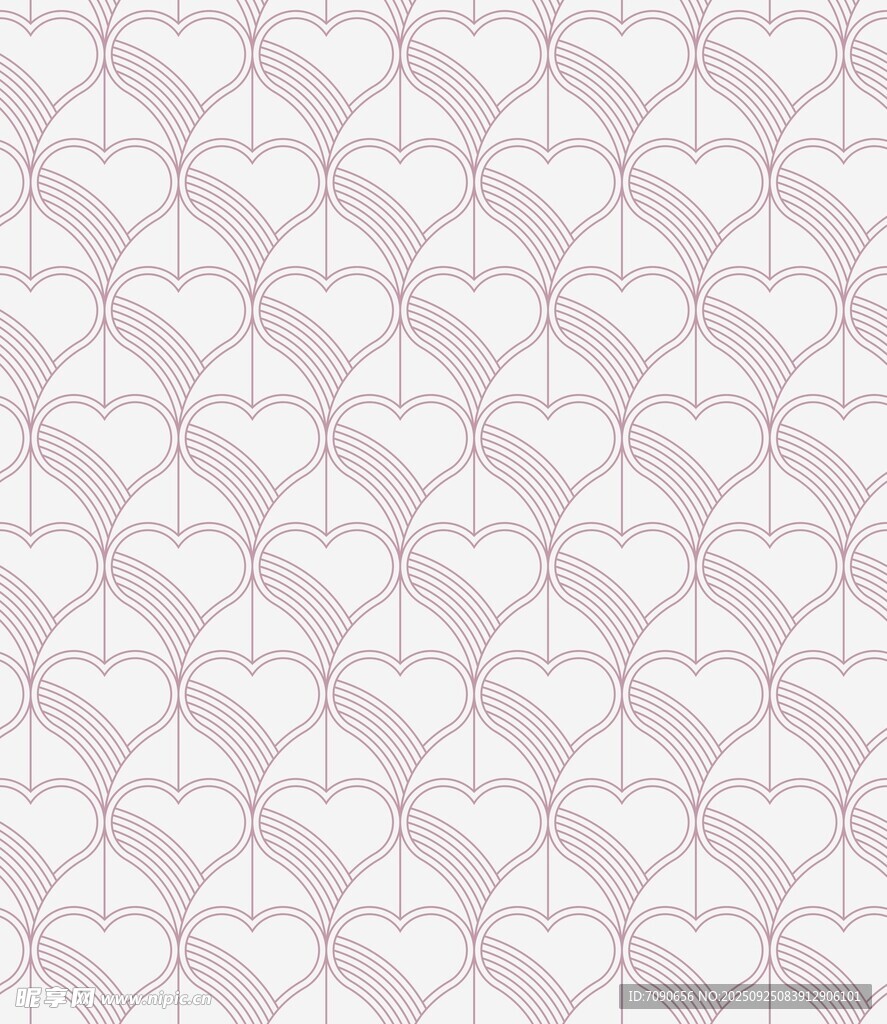 浅粉色几何图案无缝背景