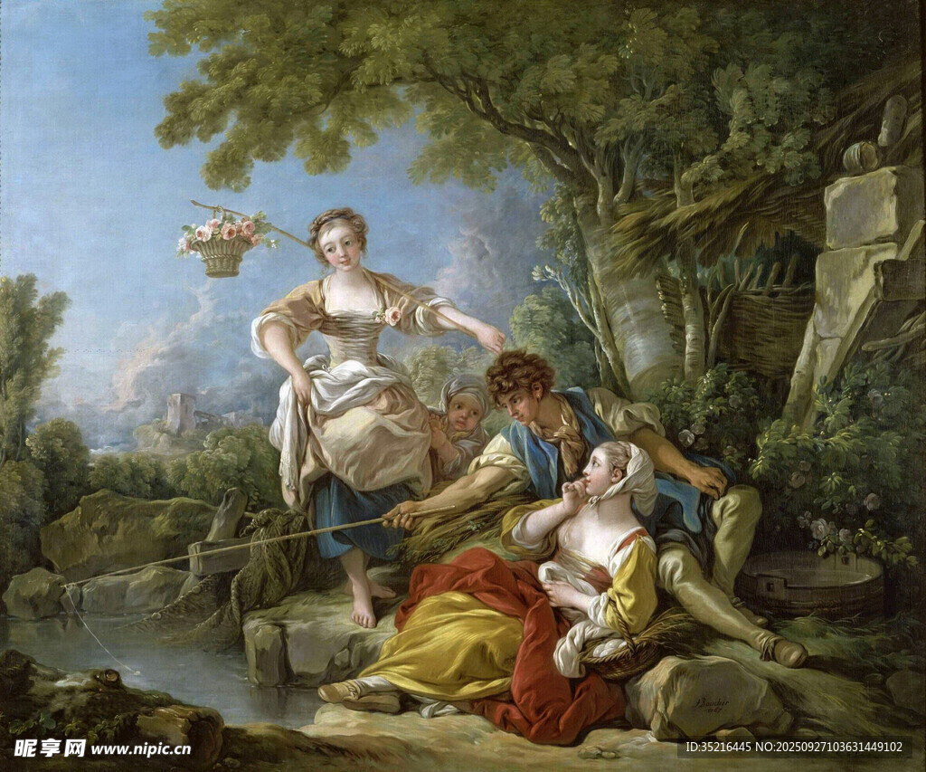 古典神话场景绘画