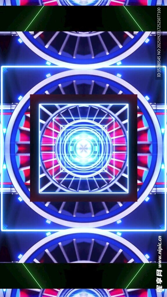 炫彩几何光效图案背景