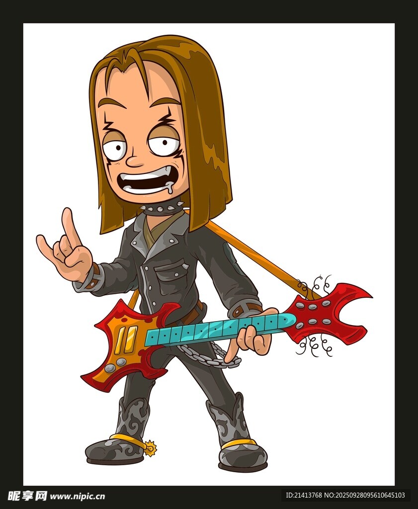 摇滚卡通人物