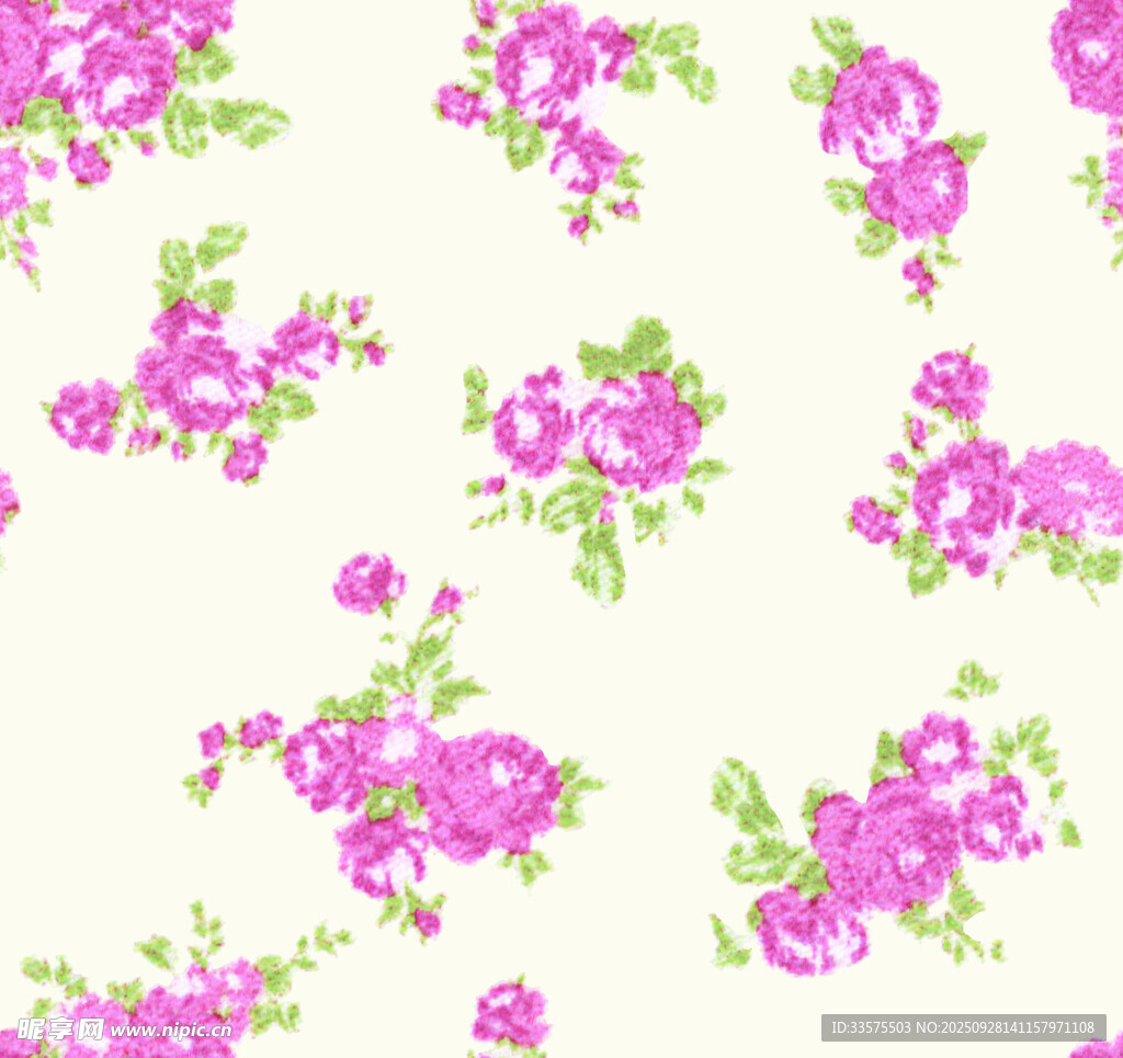 粉色花卉图案背景