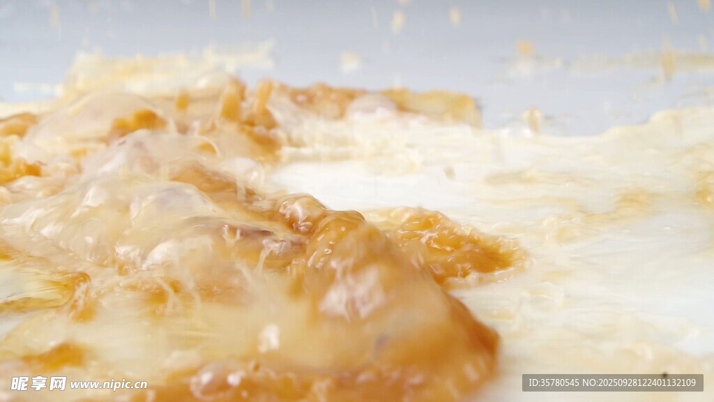 拉丝芝士美食特写
