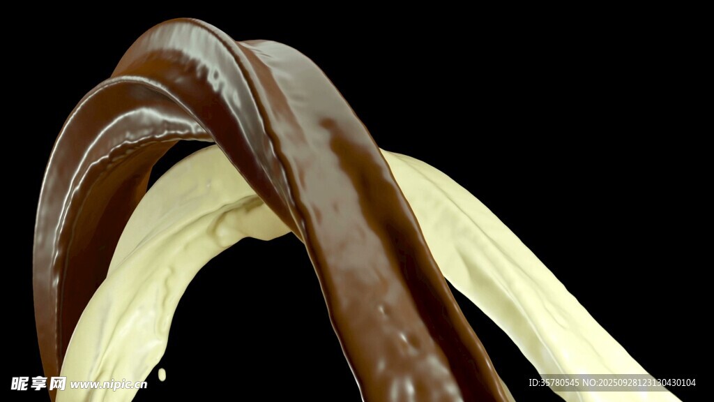 牛奶滴落溅起特写视频素材