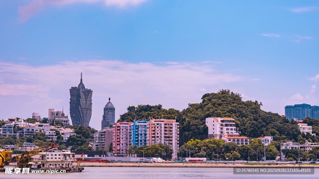 澳门建筑地标视频素材