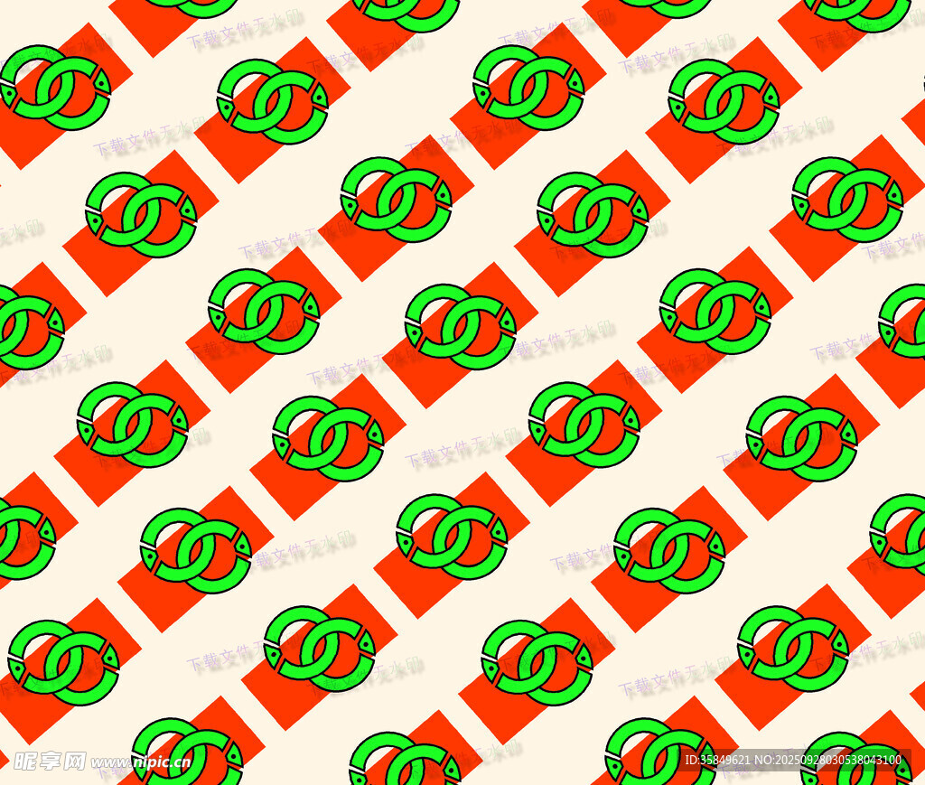 圣诞主题红绿图案背景