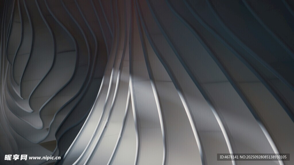 金属波纹质感纹理图案