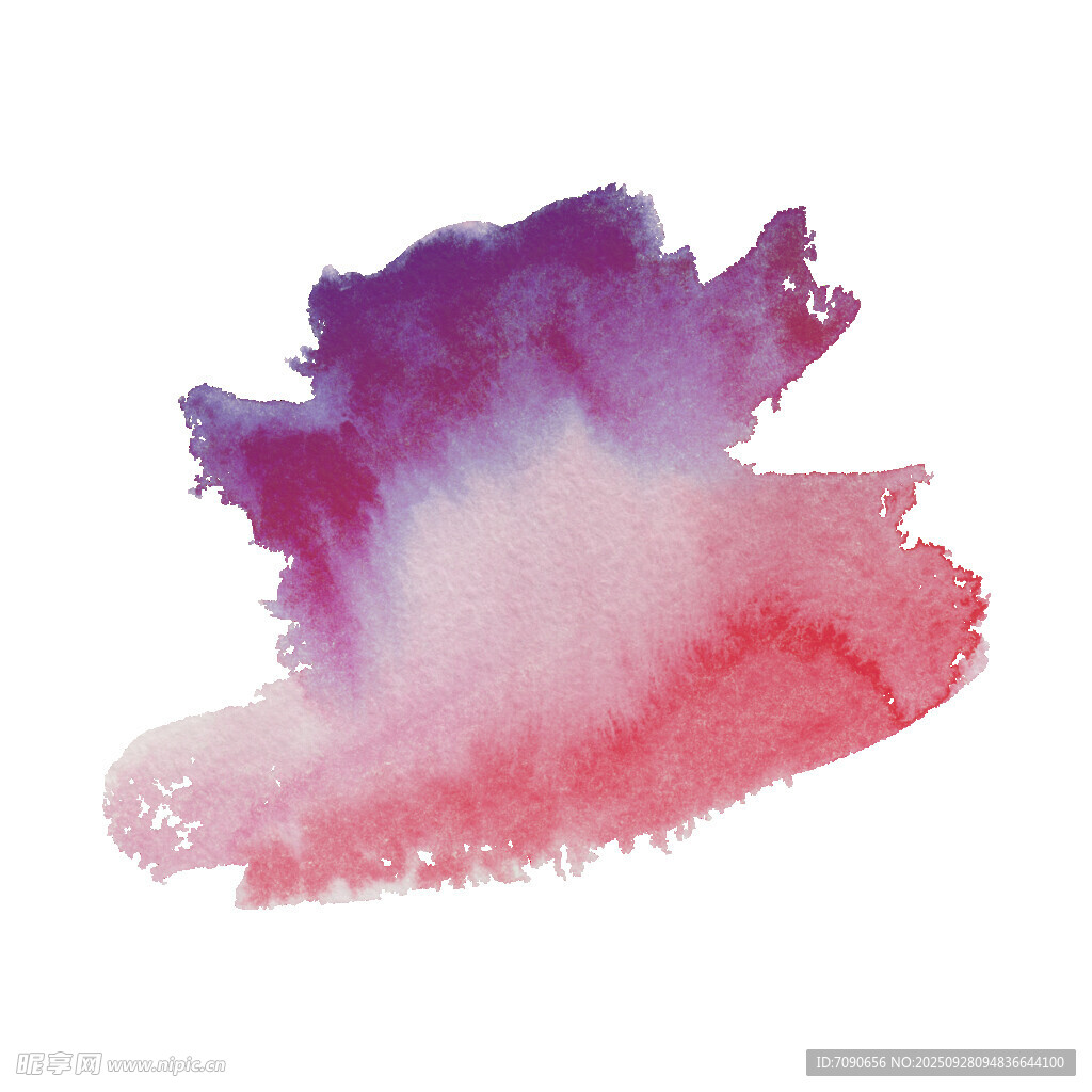 梦幻渐变水彩笔触图案