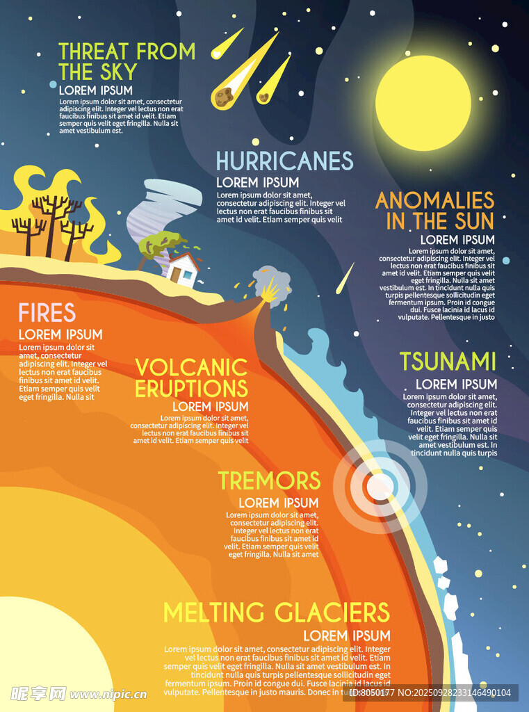 太空探索主题插画海报