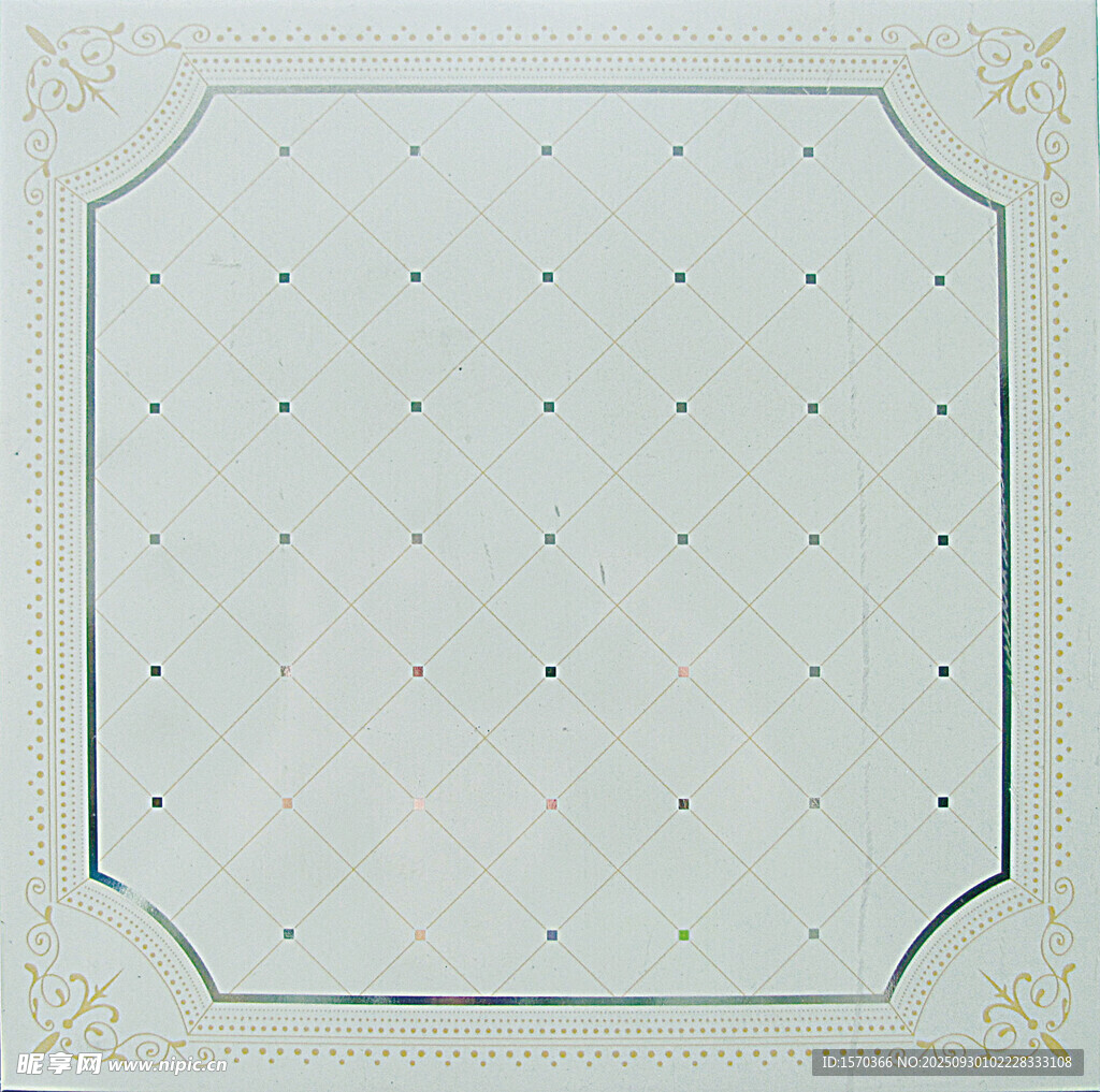 简约白色带花纹装饰背景图