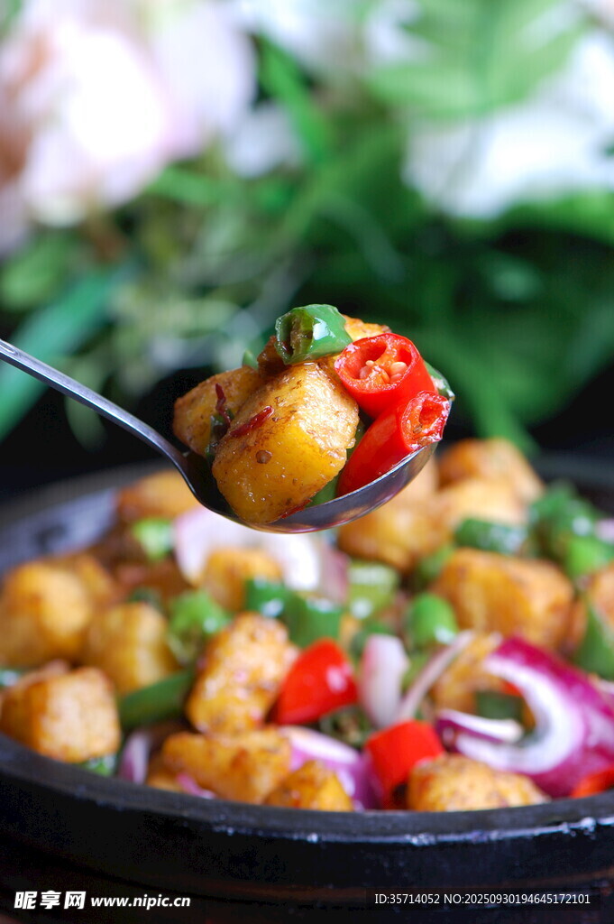 美味多彩蔬菜炒豆腐