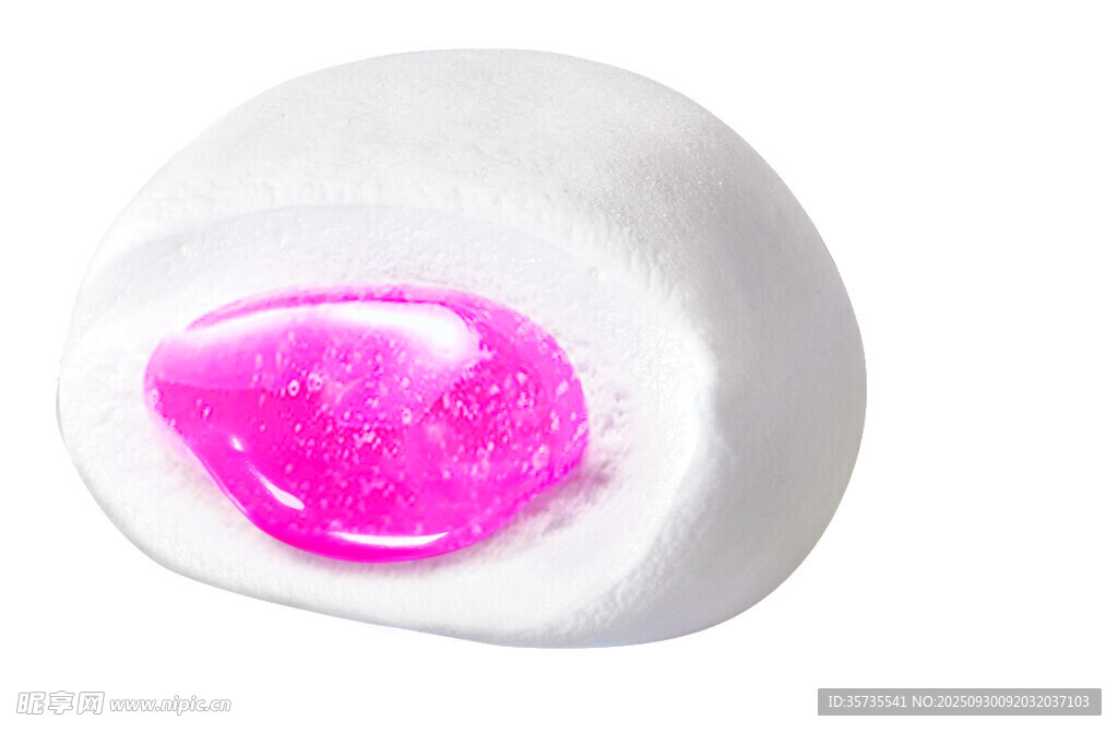 粉色夹心棉花糖