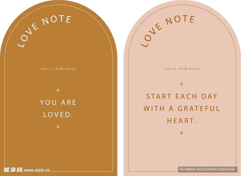 简约爱心贺卡设计灵感