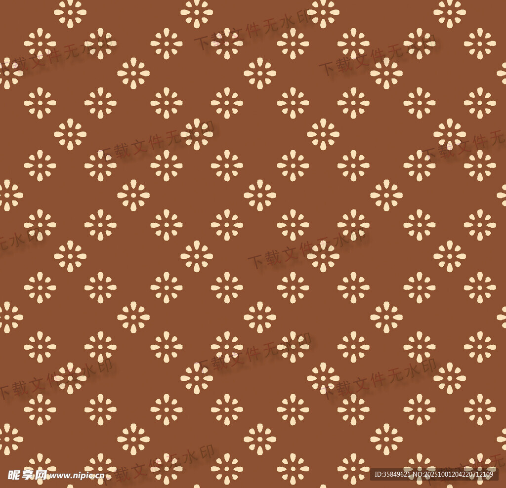 棕色几何花纹图案背景