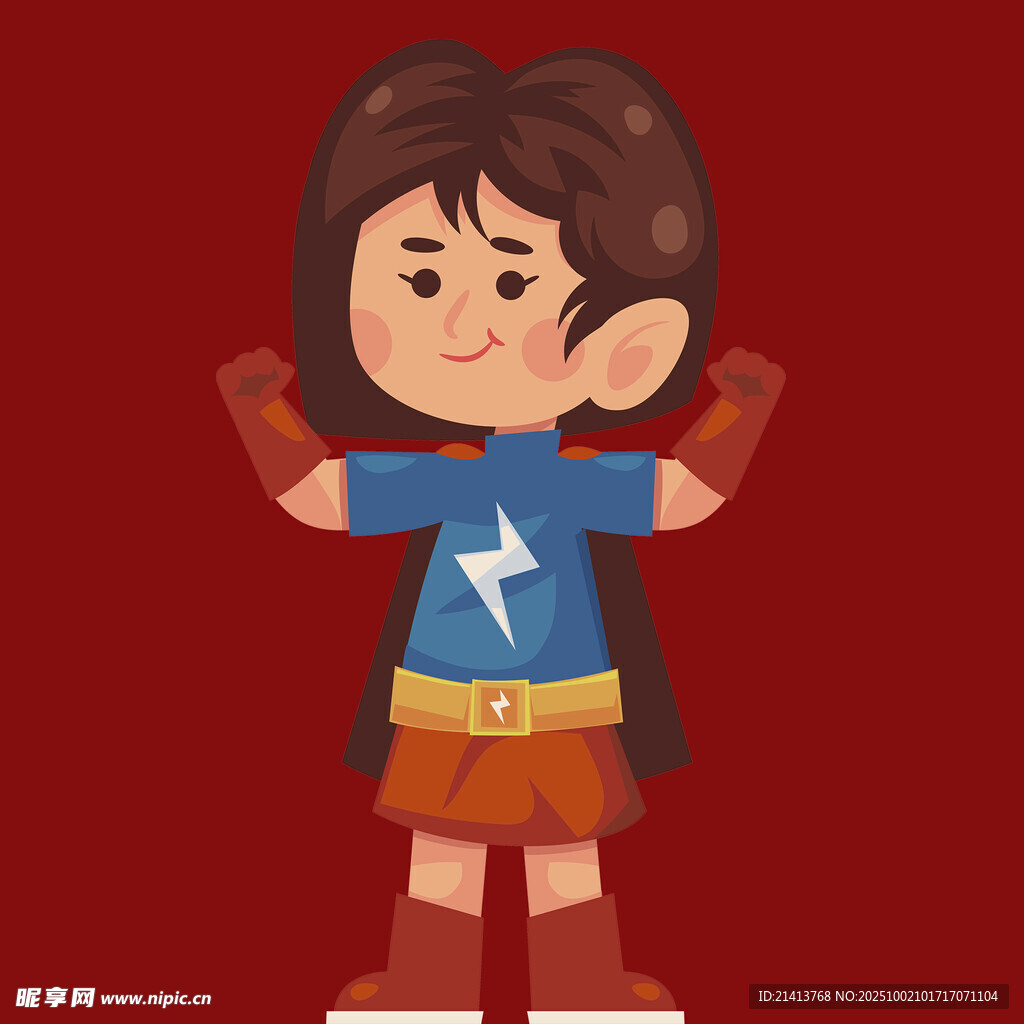 卡通版神奇女侠可爱形象